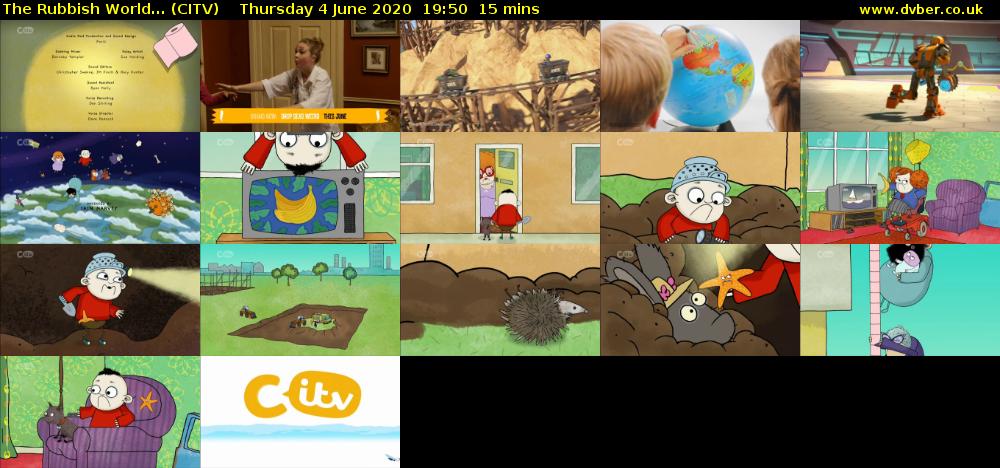 The Rubbish World... (CITV) Thursday 4 June 2020 19:50 - 20:05