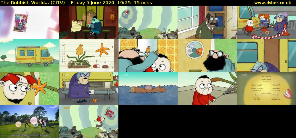 The Rubbish World... (CITV) Friday 5 June 2020 19:25 - 19:40