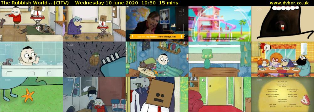 The Rubbish World... (CITV) Wednesday 10 June 2020 19:50 - 20:05