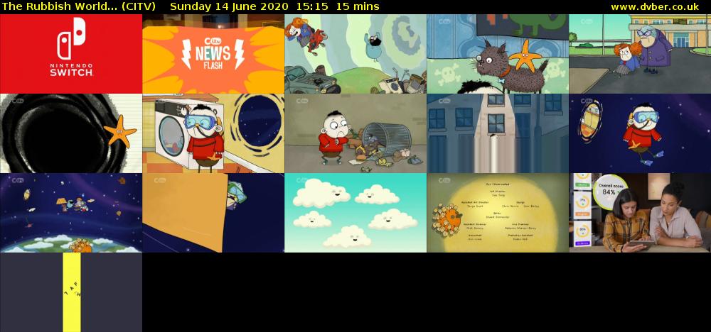 The Rubbish World... (CITV) Sunday 14 June 2020 15:15 - 15:30
