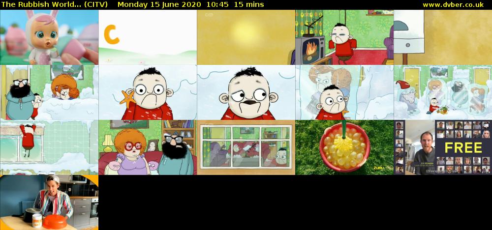 The Rubbish World... (CITV) Monday 15 June 2020 10:45 - 11:00