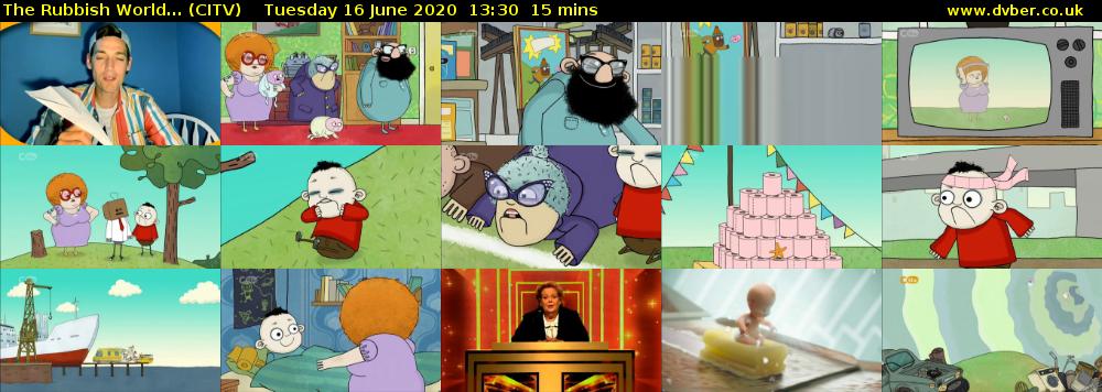 The Rubbish World... (CITV) Tuesday 16 June 2020 13:30 - 13:45