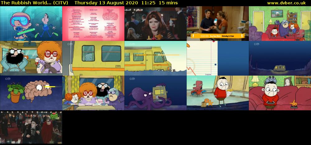 The Rubbish World... (CITV) Thursday 13 August 2020 11:25 - 11:40