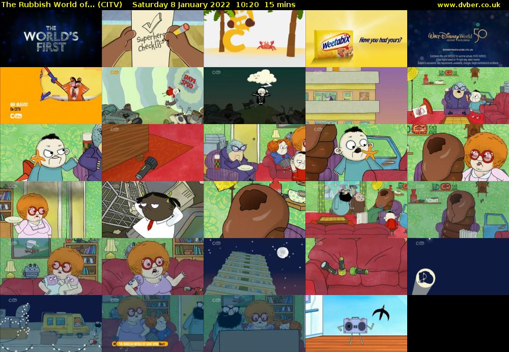 The Rubbish World of... (CITV) Saturday 8 January 2022 10:20 - 10:35