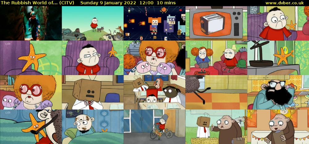 The Rubbish World of... (CITV) Sunday 9 January 2022 12:00 - 12:10
