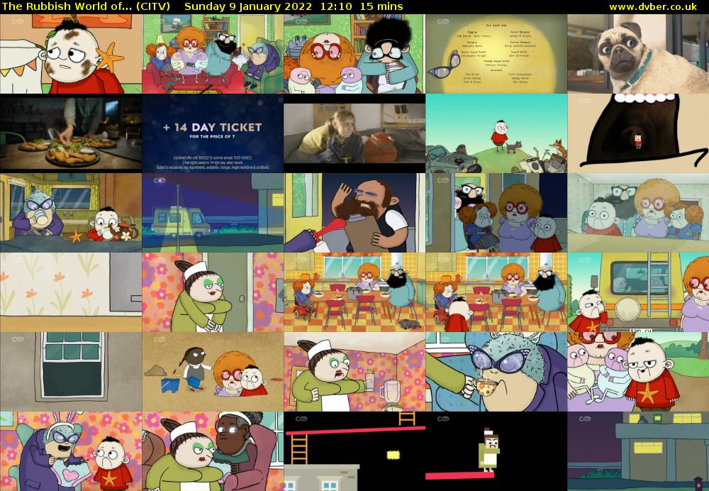 The Rubbish World of... (CITV) Sunday 9 January 2022 12:10 - 12:25