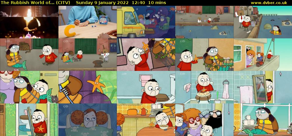 The Rubbish World of... (CITV) Sunday 9 January 2022 12:40 - 12:50