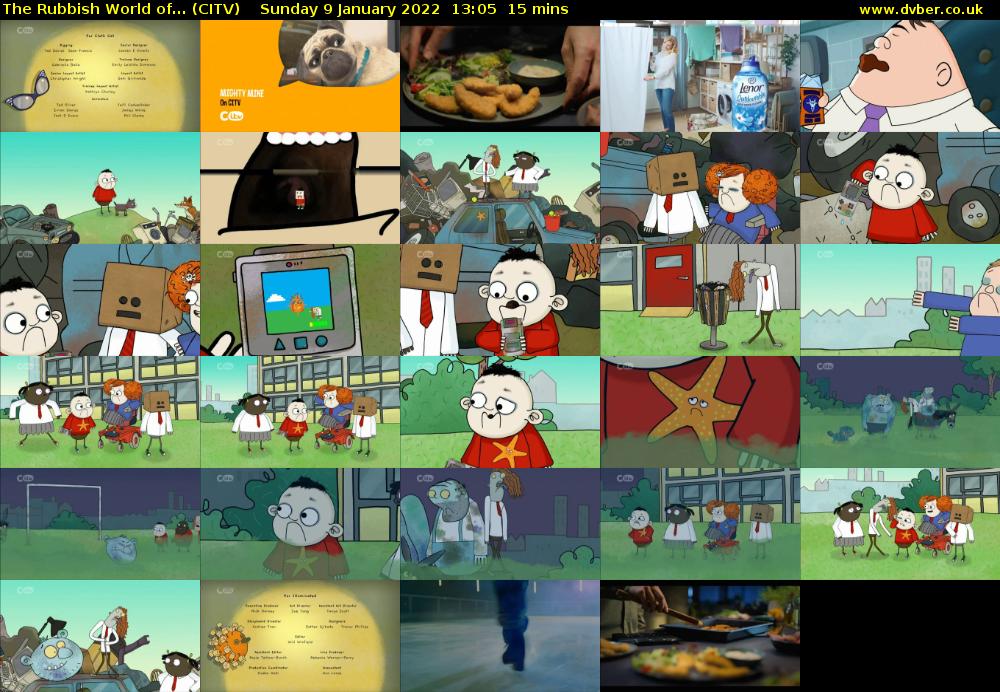 The Rubbish World of... (CITV) Sunday 9 January 2022 13:05 - 13:20