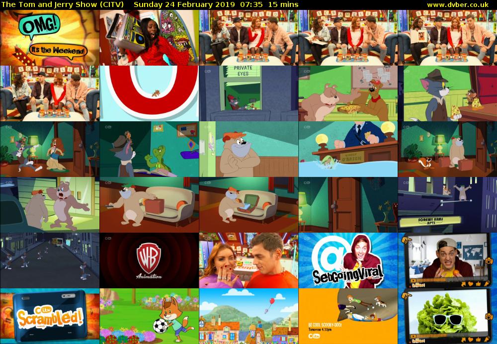 The Tom and Jerry Show (CITV) Sunday 24 February 2019 07:35 - 07:50