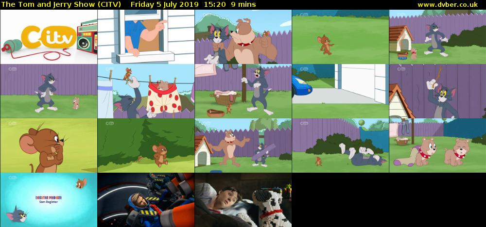 The Tom and Jerry Show (CITV) Friday 5 July 2019 15:20 - 15:29