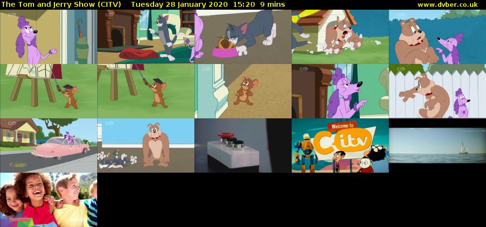 The Tom and Jerry Show (CITV) Tuesday 28 January 2020 15:20 - 15:29