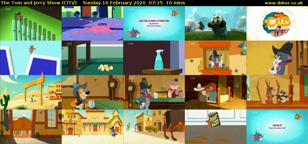 The Tom and Jerry Show (CITV) Sunday 16 February 2020 07:15 - 07:25