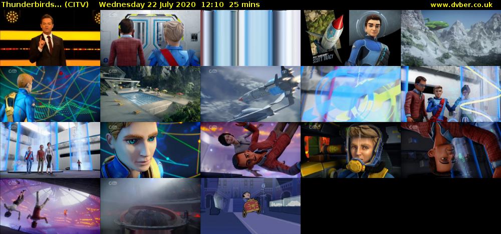 Thunderbirds... (CITV) Wednesday 22 July 2020 12:10 - 12:35