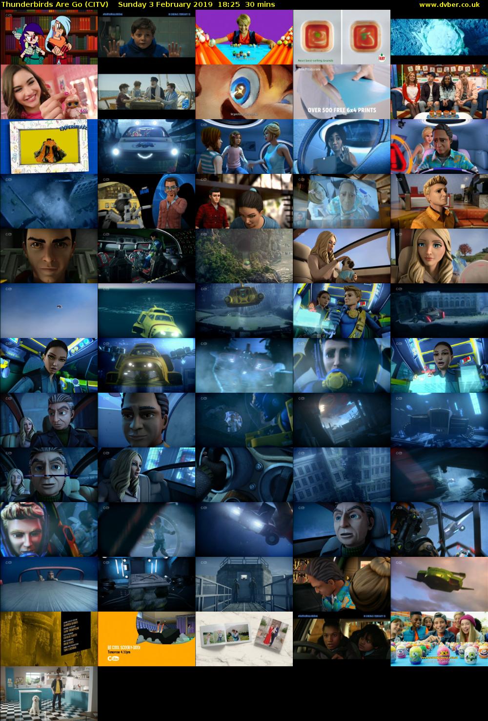 Thunderbirds Are Go (CITV) Sunday 3 February 2019 18:25 - 18:55