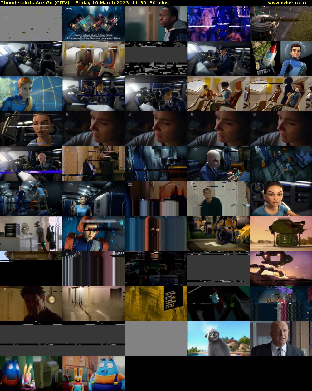 Thunderbirds Are Go (CITV) Friday 10 March 2023 11:30 - 12:00