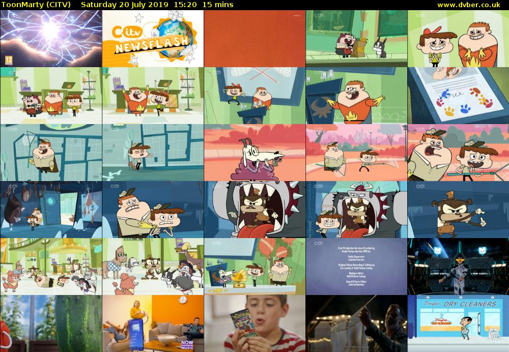 ToonMarty (CITV) Saturday 20 July 2019 15:20 - 15:35