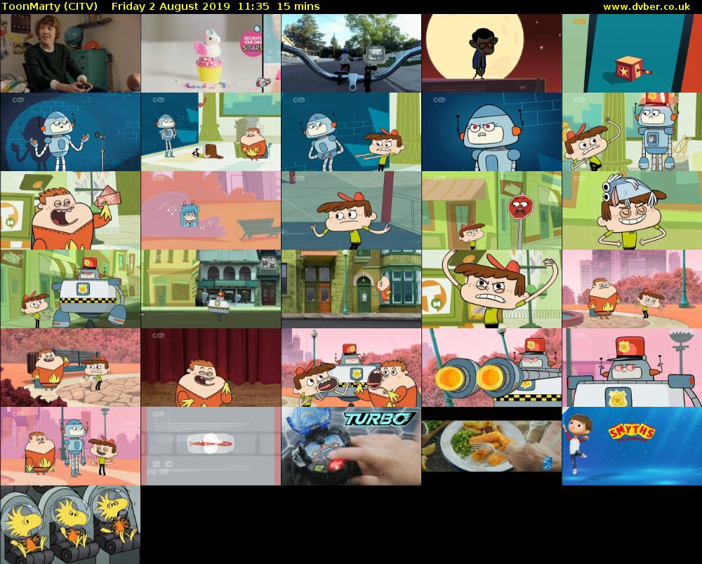ToonMarty (CITV) Friday 2 August 2019 11:35 - 11:50