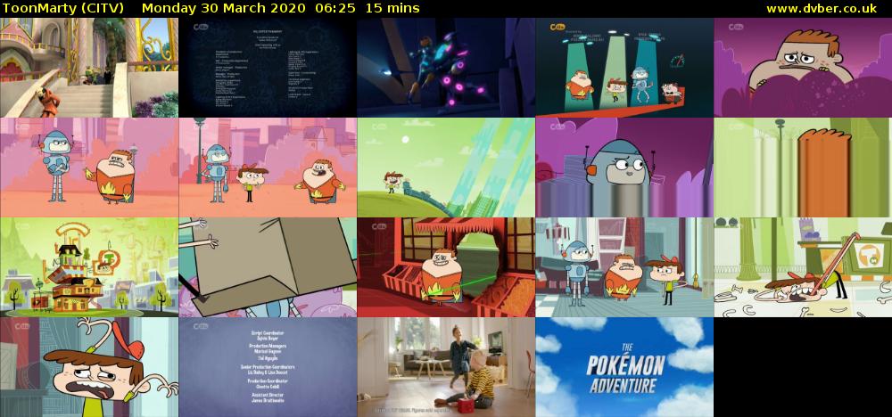 ToonMarty (CITV) Monday 30 March 2020 06:25 - 06:40