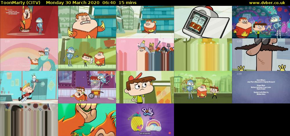 ToonMarty (CITV) Monday 30 March 2020 06:40 - 06:55