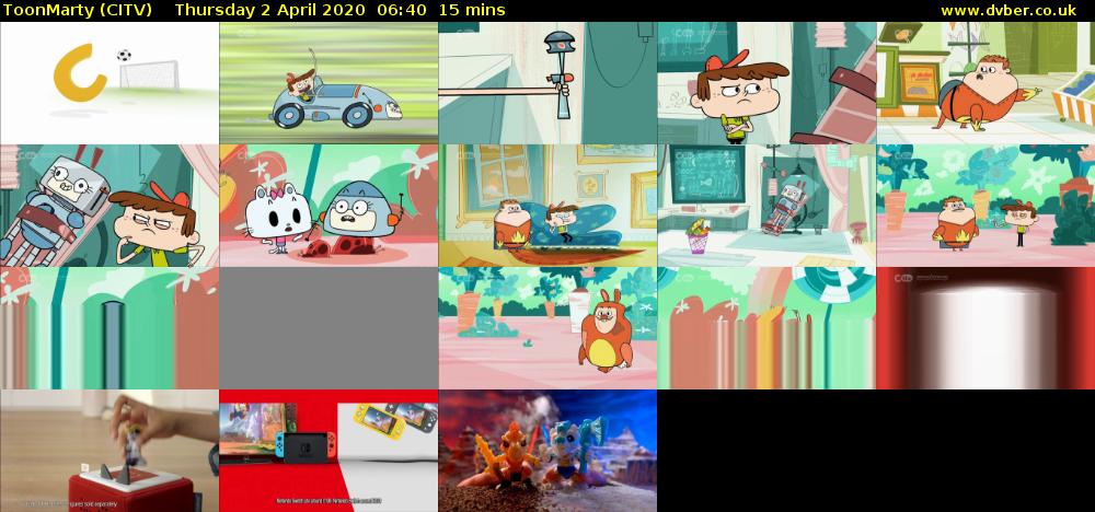 ToonMarty (CITV) Thursday 2 April 2020 06:40 - 06:55