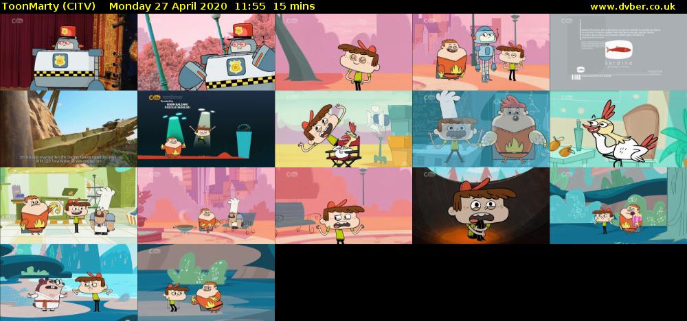ToonMarty (CITV) Monday 27 April 2020 11:55 - 12:10