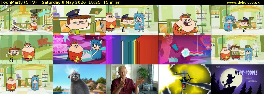 ToonMarty (CITV) Saturday 9 May 2020 19:25 - 19:40