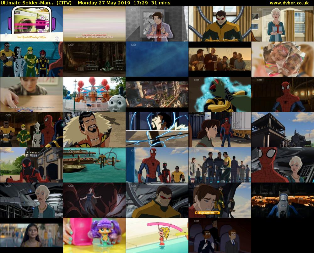 Ultimate Spider-Man... (CITV) Monday 27 May 2019 17:29 - 18:00