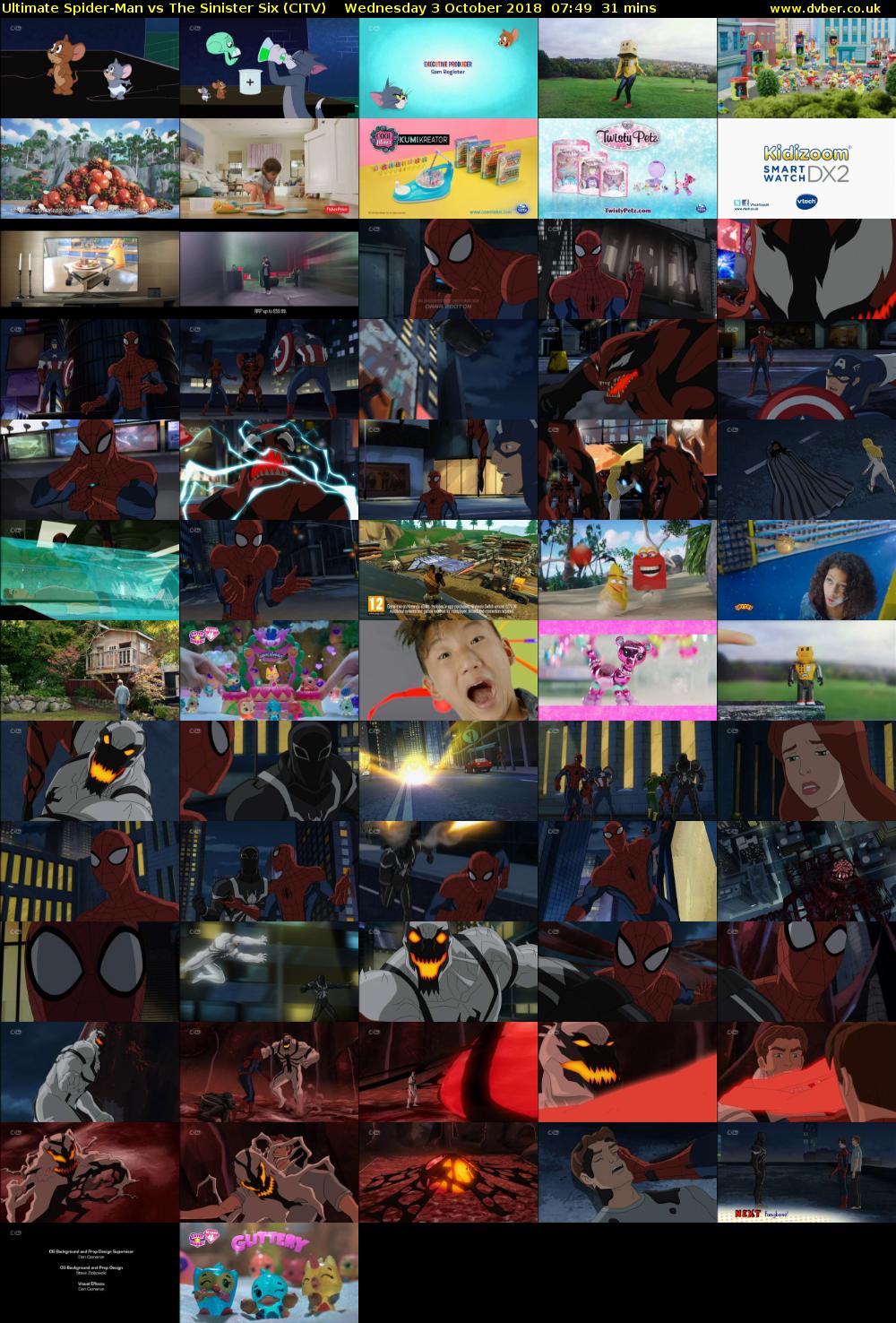 Ultimate Spider-Man vs The Sinister Six (CITV) Wednesday 3 October 2018 07:49 - 08:20