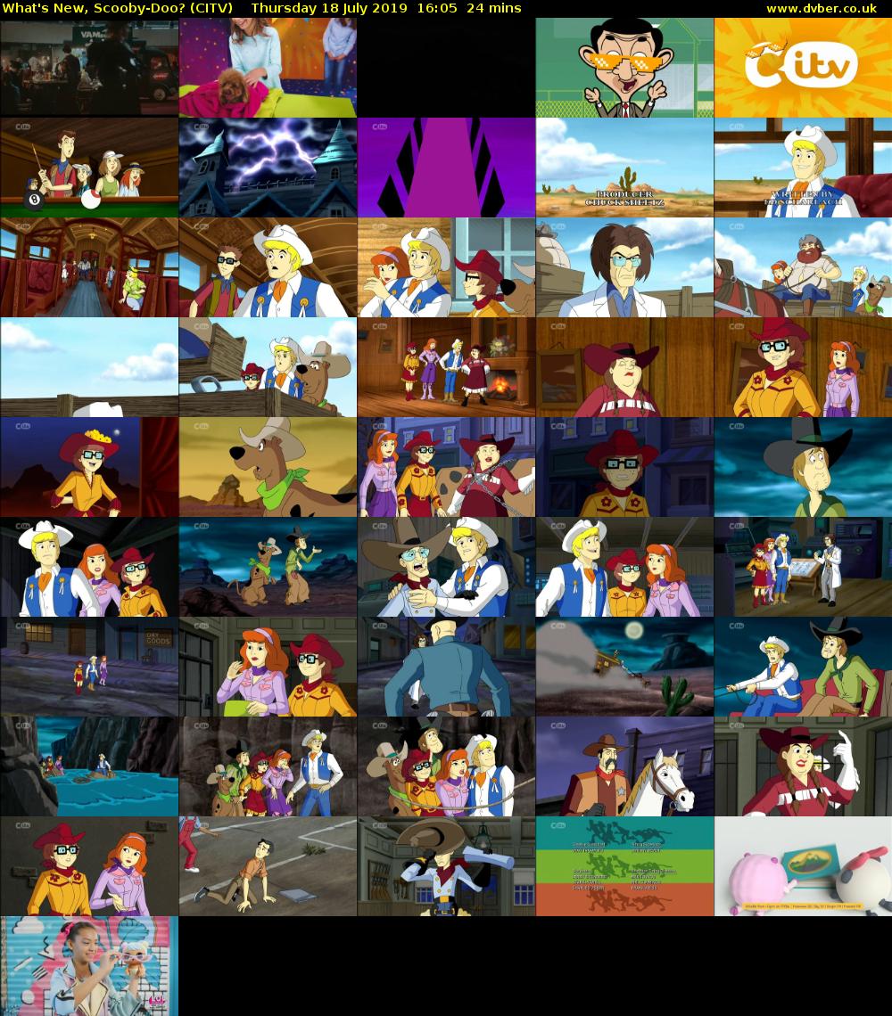 What's New, Scooby-Doo? (CITV) Thursday 18 July 2019 16:05 - 16:29