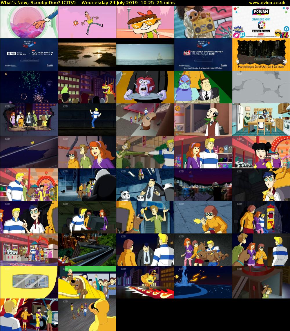 What's New, Scooby-Doo? (CITV) Wednesday 24 July 2019 10:25 - 10:50