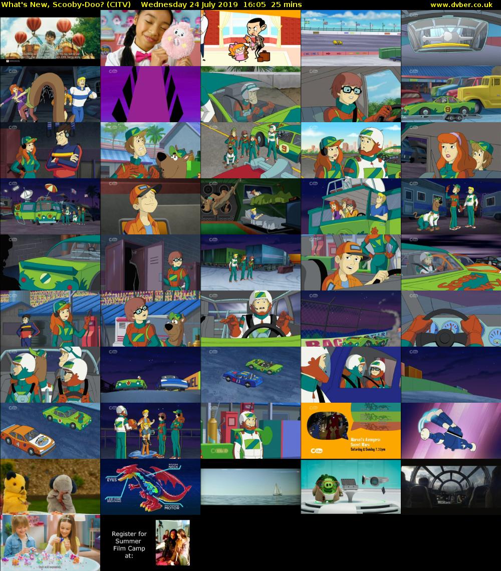 What's New, Scooby-Doo? (CITV) Wednesday 24 July 2019 16:05 - 16:30