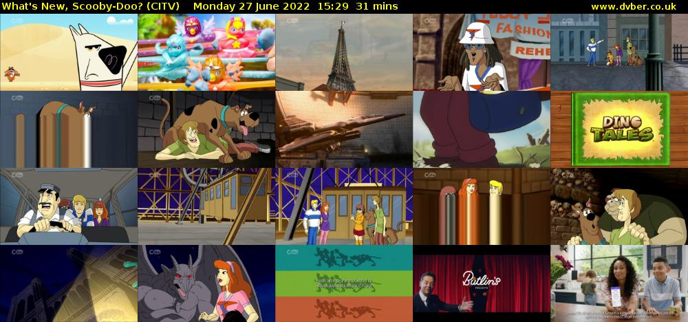 What's New, Scooby-Doo? (CITV) Monday 27 June 2022 15:29 - 16:00