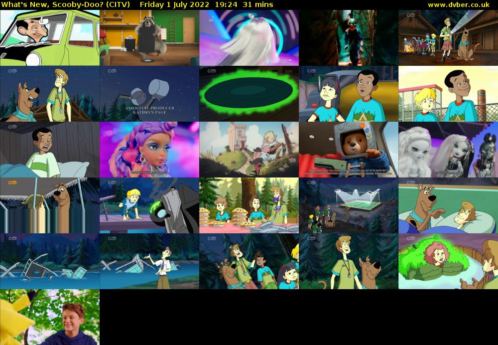 What's New, Scooby-Doo? (CITV) Friday 1 July 2022 19:24 - 19:55