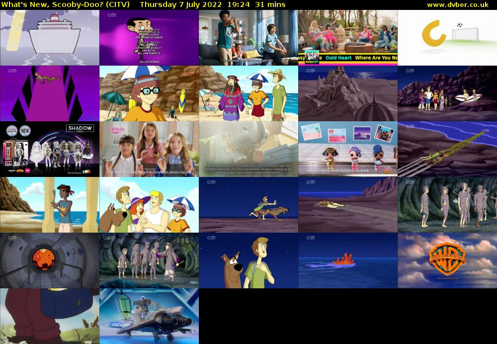 What's New, Scooby-Doo? (CITV) Thursday 7 July 2022 19:24 - 19:55