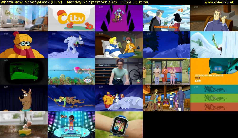 What's New, Scooby-Doo? (CITV) Monday 5 September 2022 15:29 - 16:00