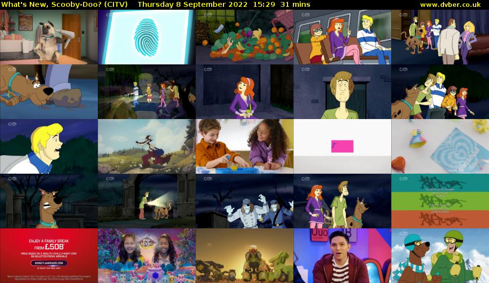 What's New, Scooby-Doo? (CITV) Thursday 8 September 2022 15:29 - 16:00