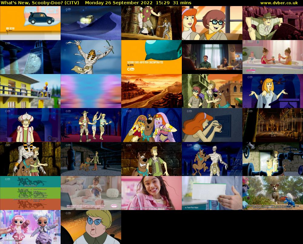 What's New, Scooby-Doo? (CITV) Monday 26 September 2022 15:29 - 16:00
