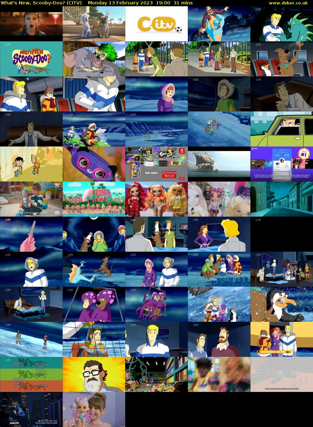 What's New, Scooby-Doo? (CITV) Monday 13 February 2023 19:00 - 19:31
