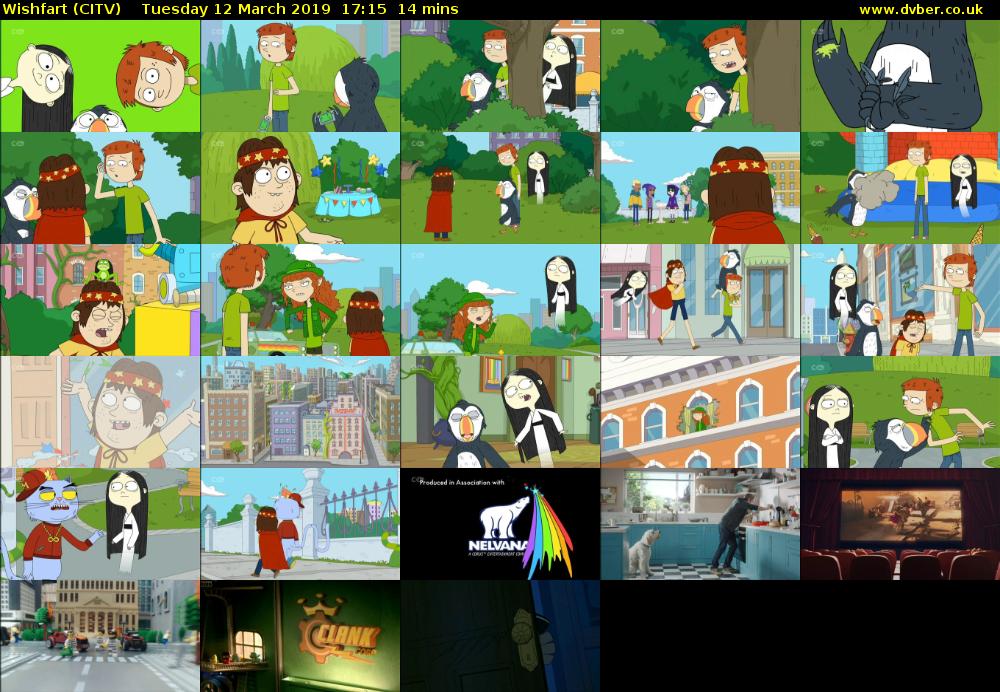 Wishfart (CITV) Tuesday 12 March 2019 17:15 - 17:29