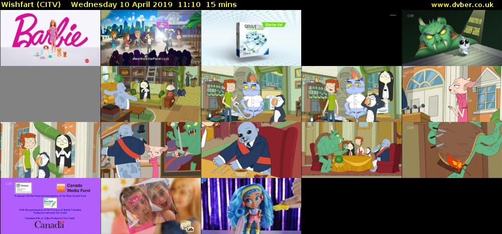 Wishfart (CITV) Wednesday 10 April 2019 11:10 - 11:25