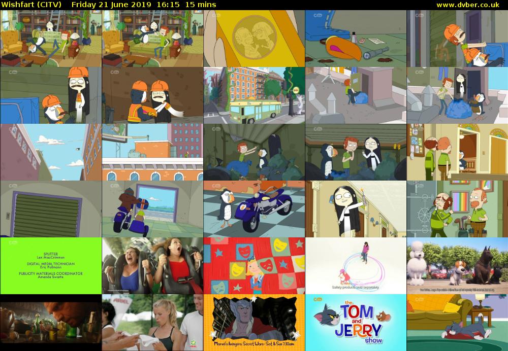 Wishfart (CITV) Friday 21 June 2019 16:15 - 16:30