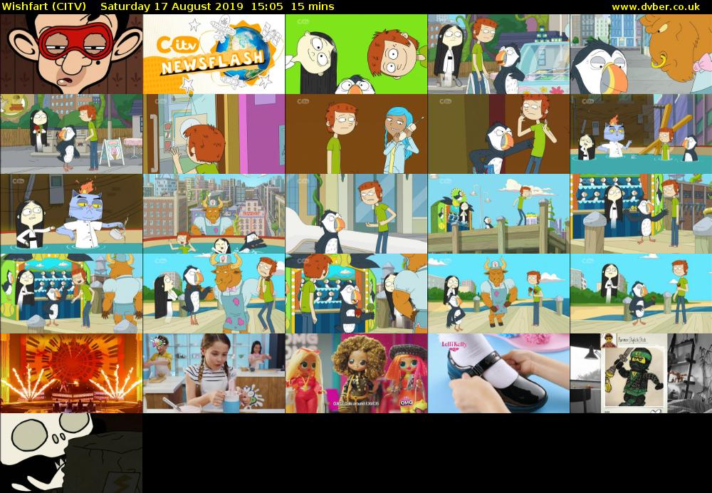 Wishfart (CITV) Saturday 17 August 2019 15:05 - 15:20