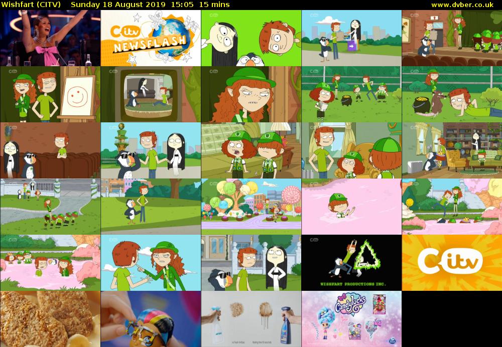 Wishfart (CITV) Sunday 18 August 2019 15:05 - 15:20