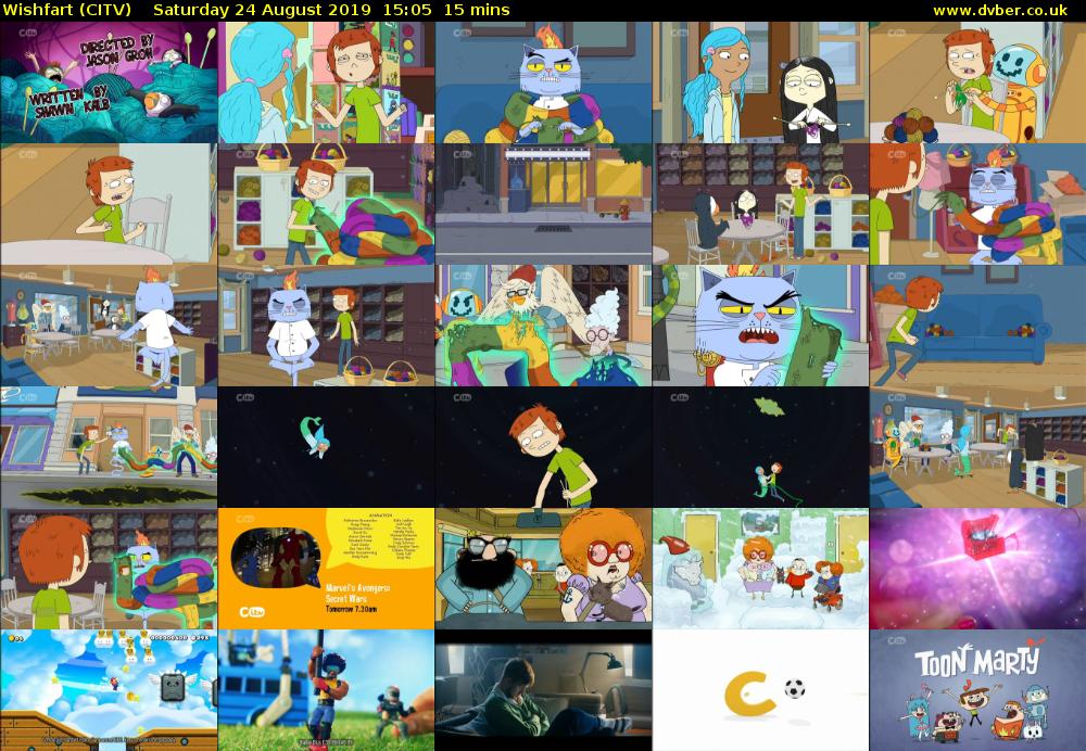 Wishfart (CITV) Saturday 24 August 2019 15:05 - 15:20