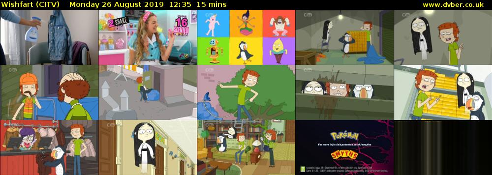 Wishfart (CITV) Monday 26 August 2019 12:35 - 12:50