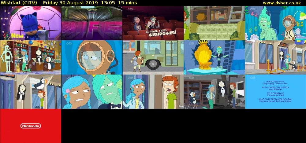 Wishfart (CITV) Friday 30 August 2019 13:05 - 13:20