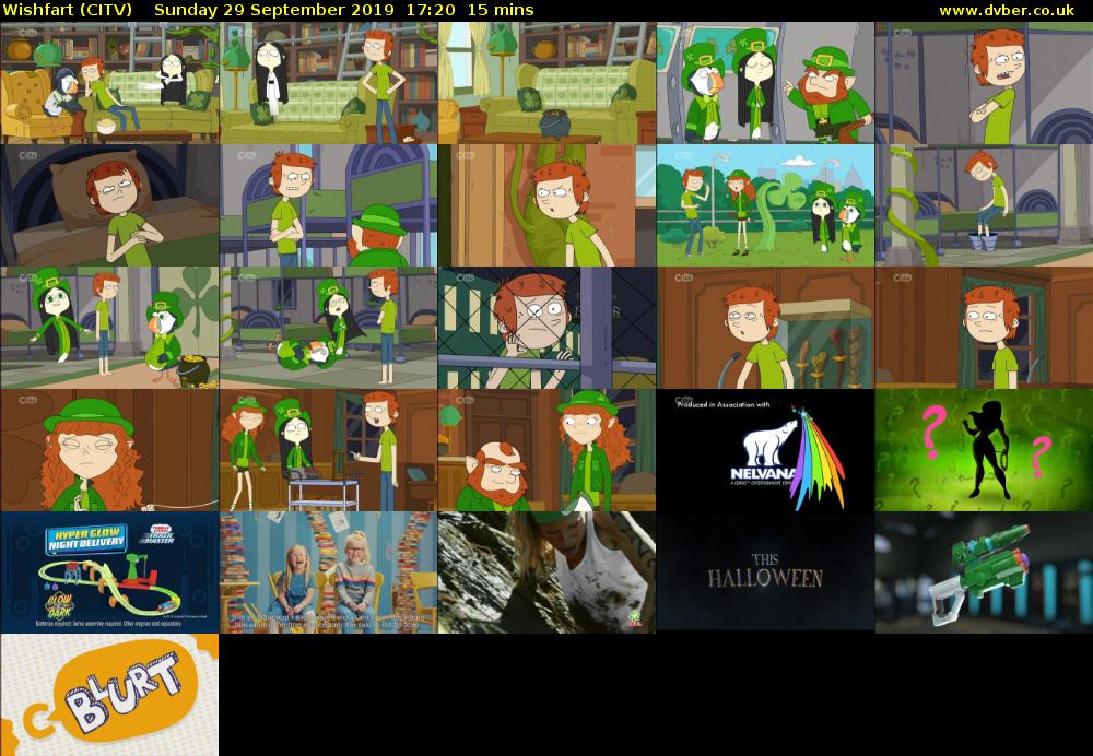 Wishfart (CITV) Sunday 29 September 2019 17:20 - 17:35