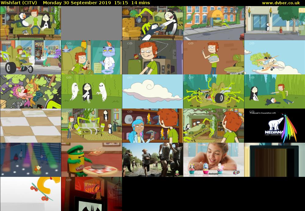 Wishfart (CITV) Monday 30 September 2019 15:15 - 15:29