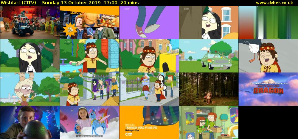 Wishfart (CITV) Sunday 13 October 2019 17:00 - 17:20