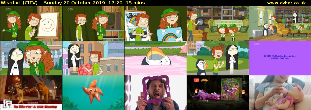Wishfart (CITV) Sunday 20 October 2019 17:20 - 17:35